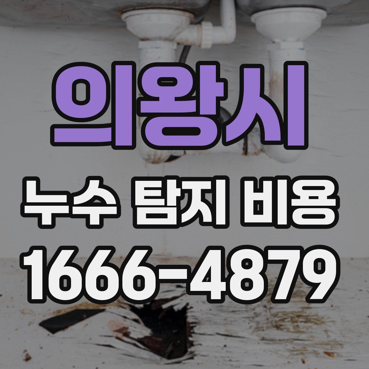 의왕시 누수 탐지 비용