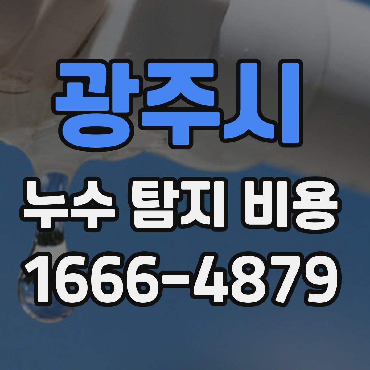 광주시 누수 탐지 비용