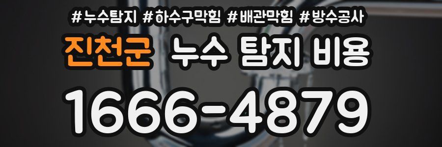 진천군 누수 탐지 비용