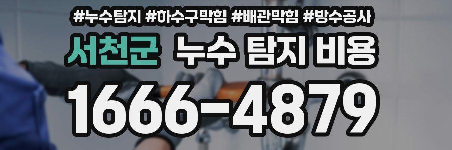 서천군 누수 탐지 비용