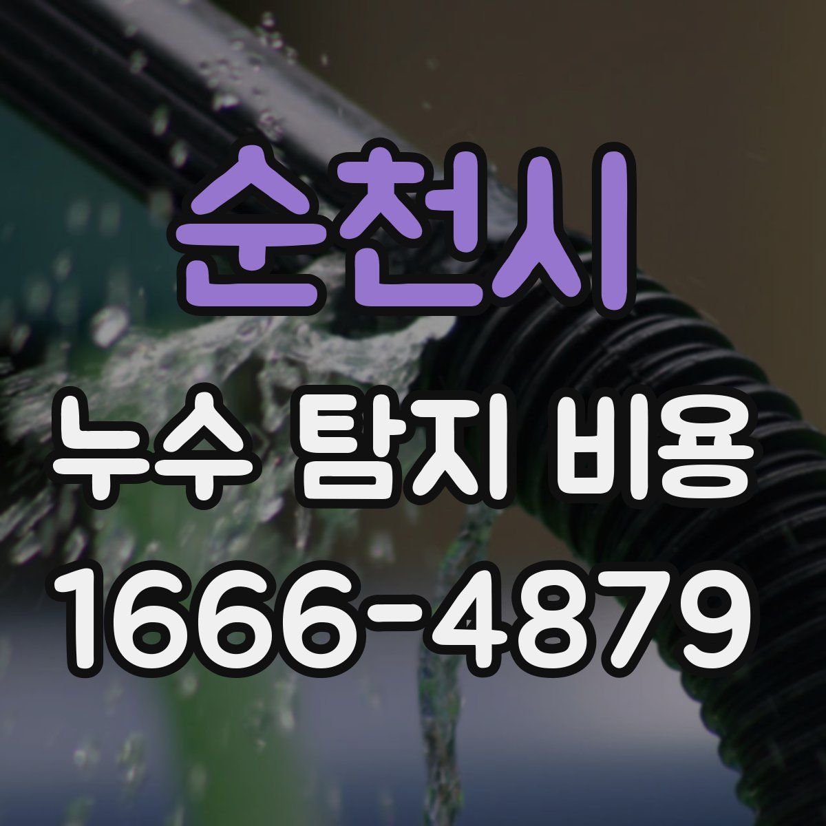 순천시 누수 탐지 비용