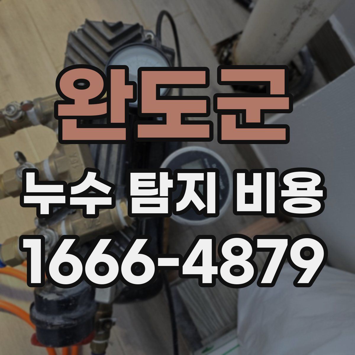 완도군 누수 탐지 비용