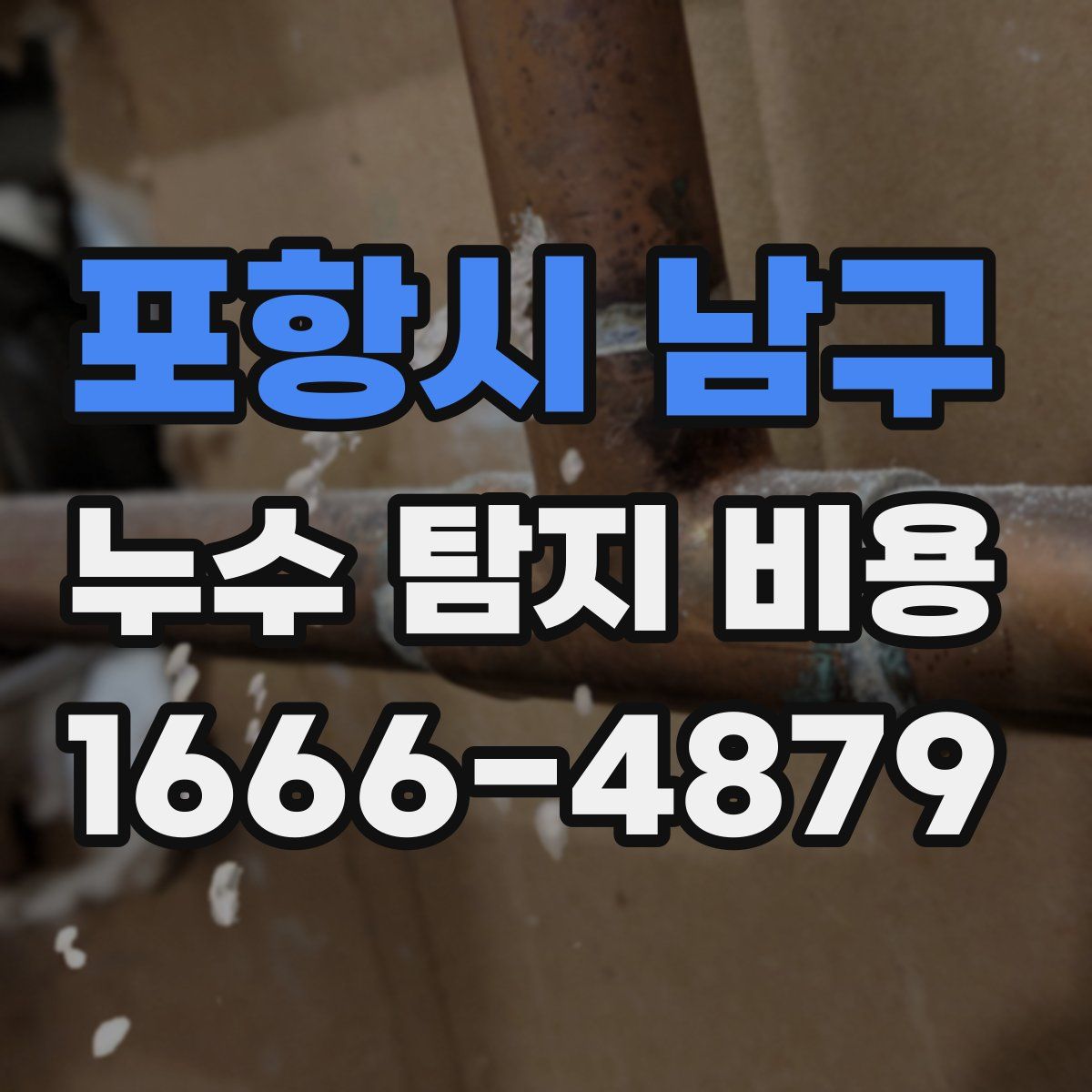 포항시 남구 누수 탐지 비용
