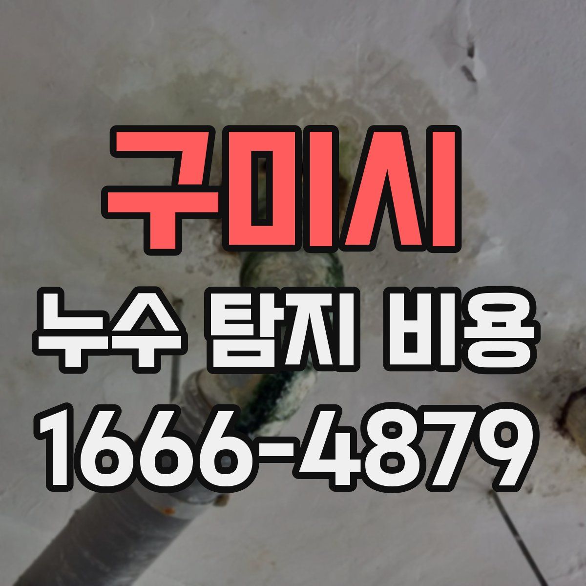 구미시 누수 탐지 비용