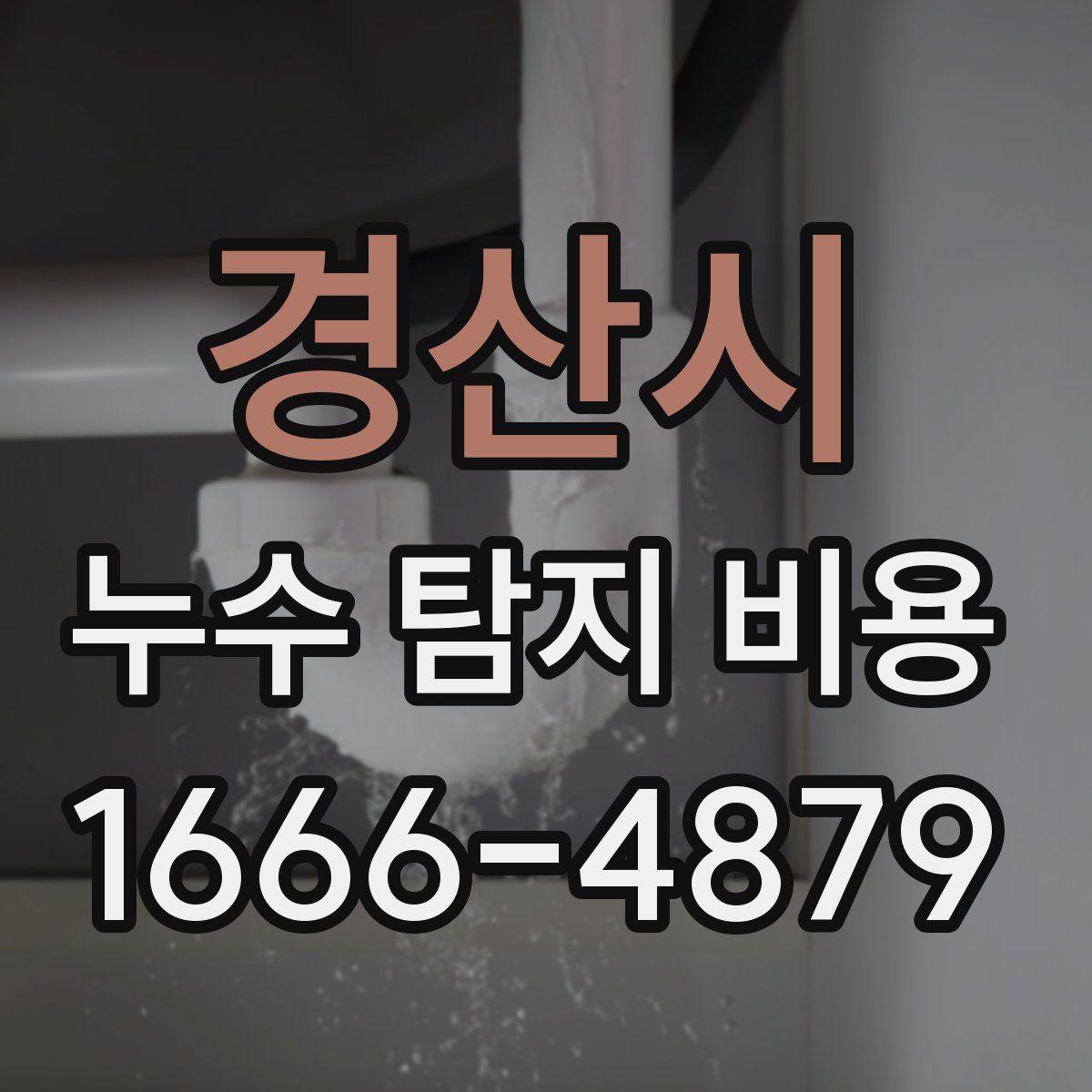 경산시 누수 탐지 비용