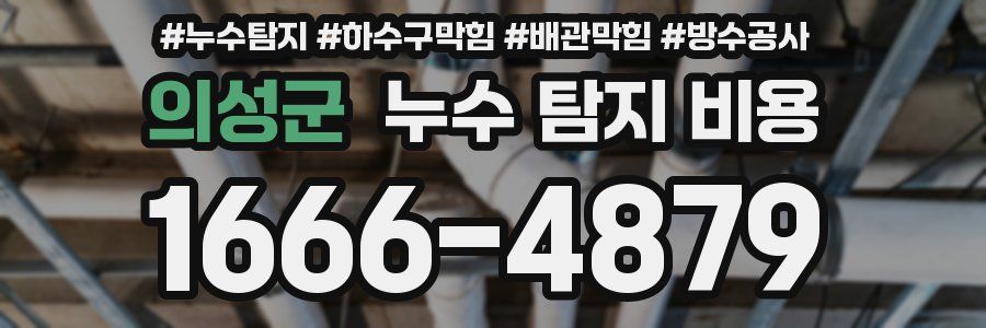의성군 누수 탐지 비용