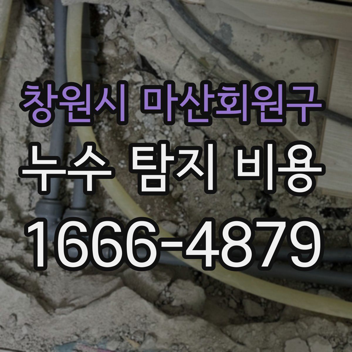 창원시 마산회원구 누수 탐지 비용