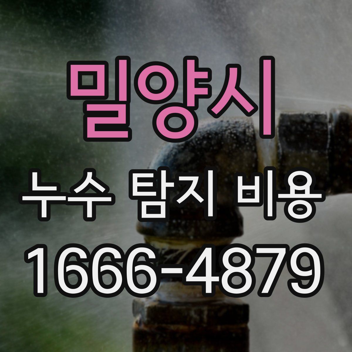 밀양시 누수 탐지 비용