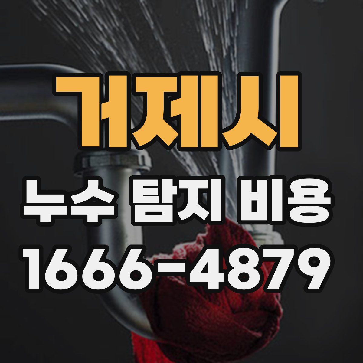 거제시 누수 탐지 비용