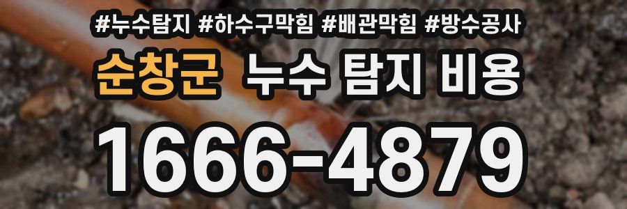 순창군 누수 탐지 비용