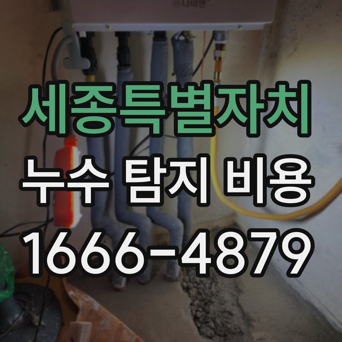 세종특별자치 누수 탐지 비용
