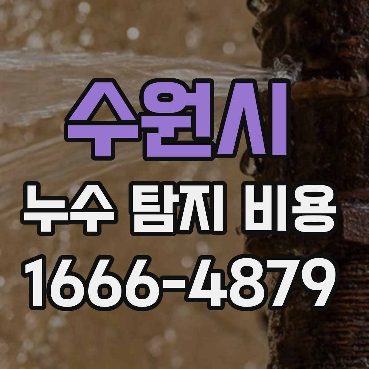 수원시 누수 탐지 비용