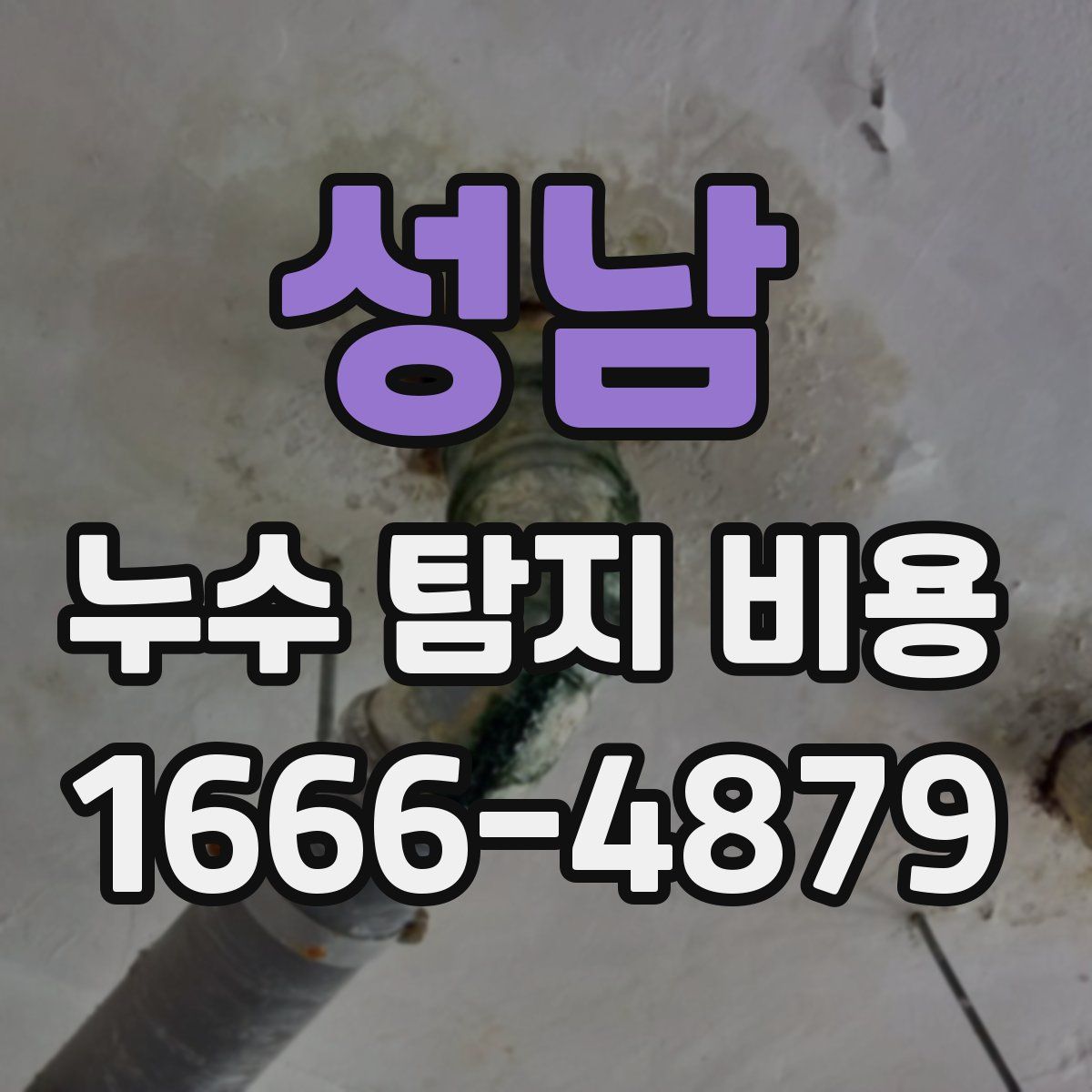 성남 누수 탐지 비용