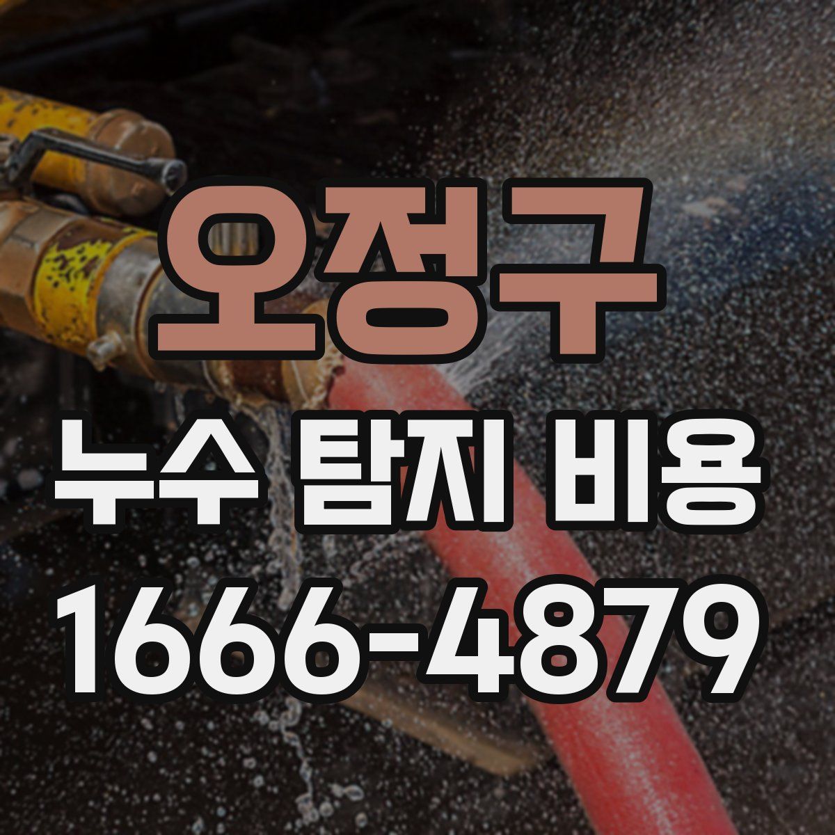 오정구 누수 탐지 비용