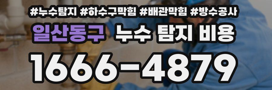 일산동구 누수 탐지 비용
