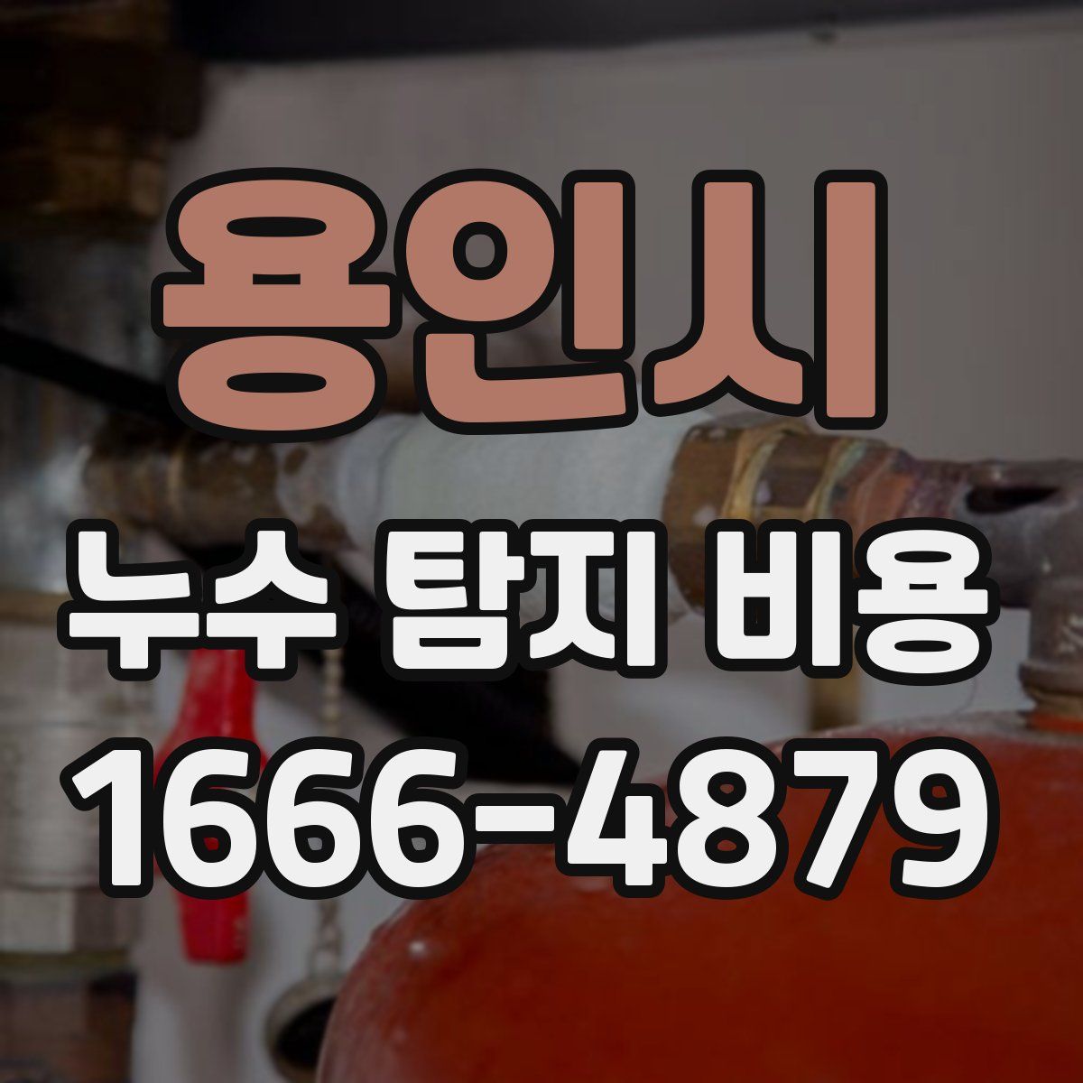 용인시 누수 탐지 비용