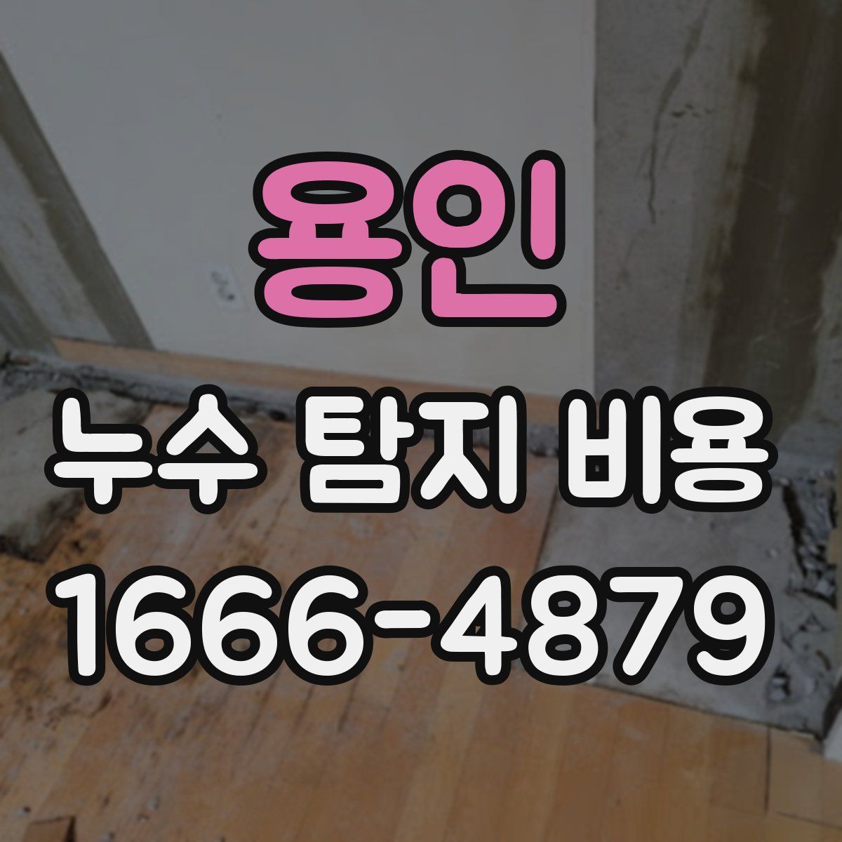용인 누수 탐지 비용