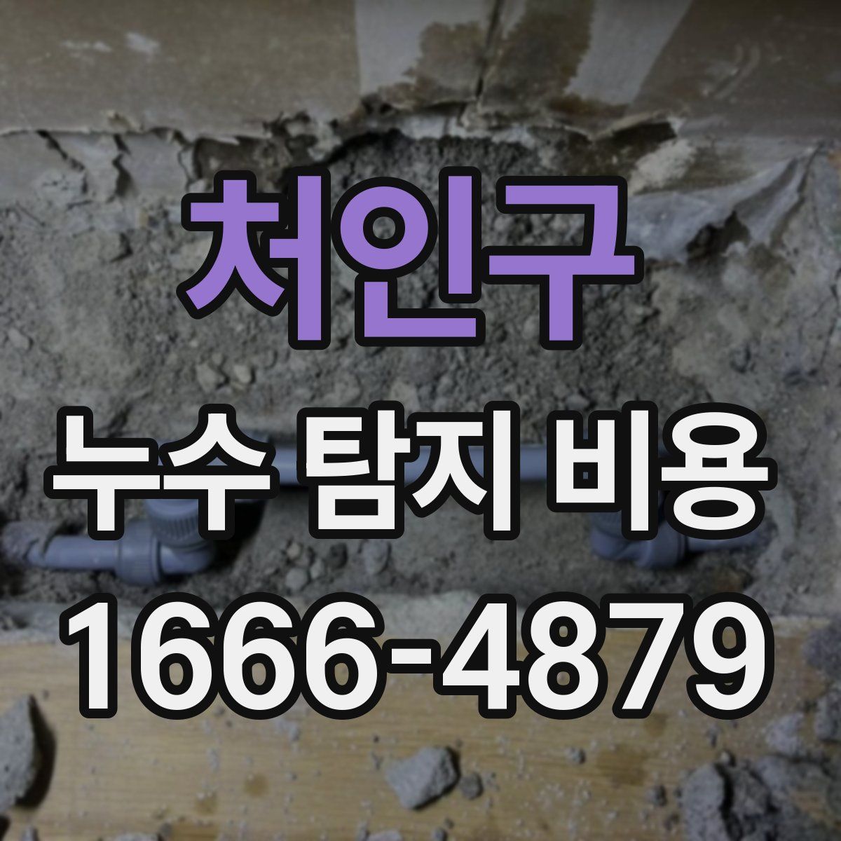처인구 누수 탐지 비용