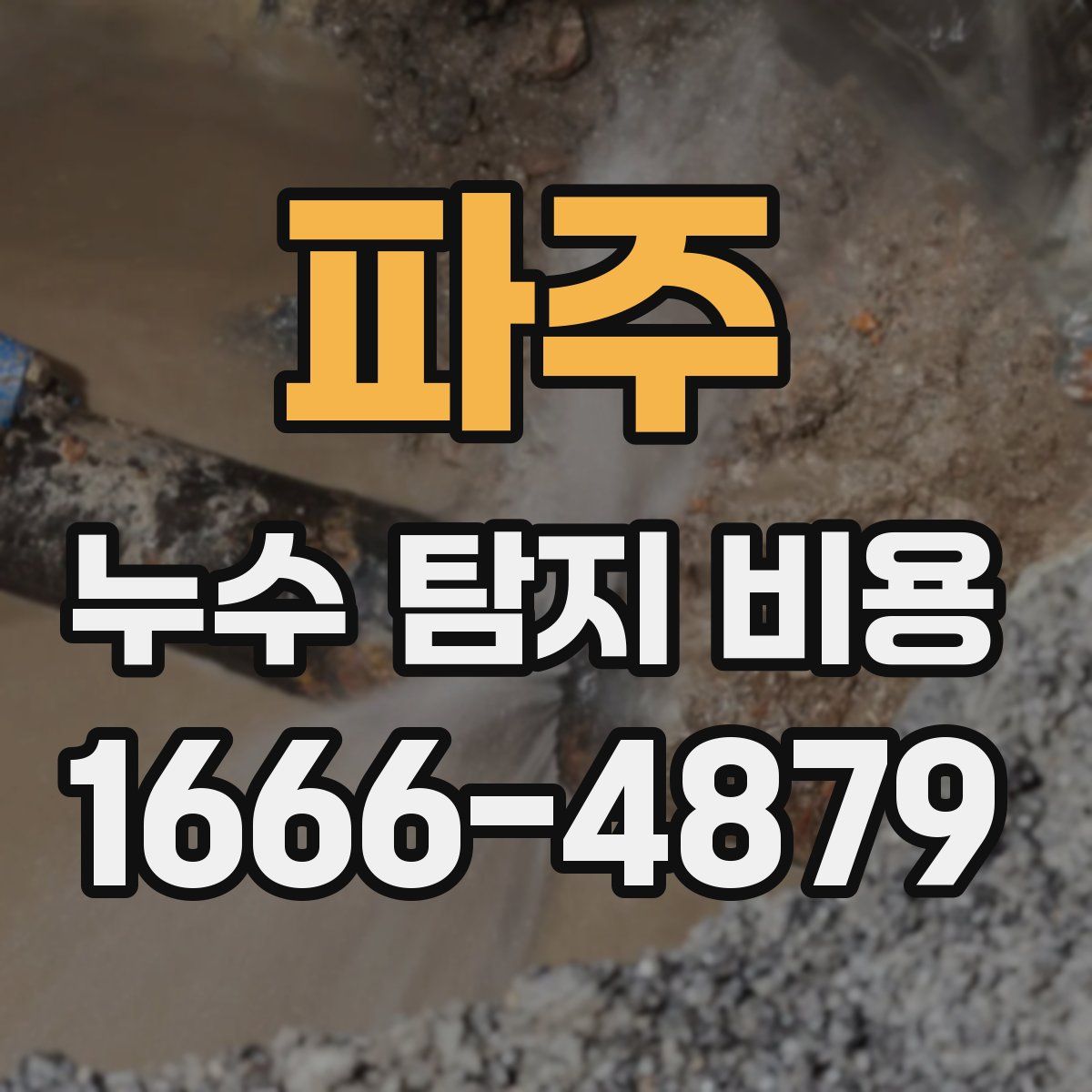 파주 누수 탐지 비용