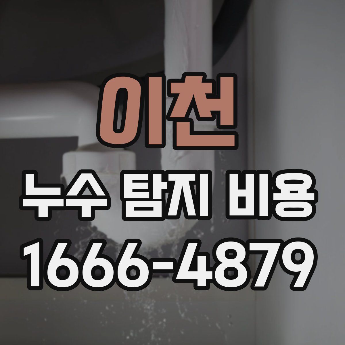 이천 누수 탐지 비용