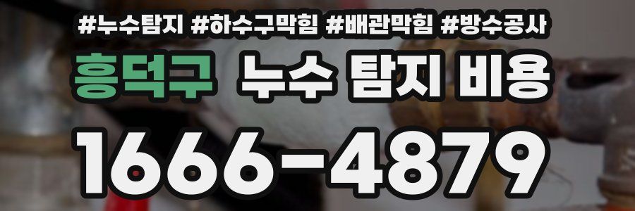 흥덕구 누수 탐지 비용