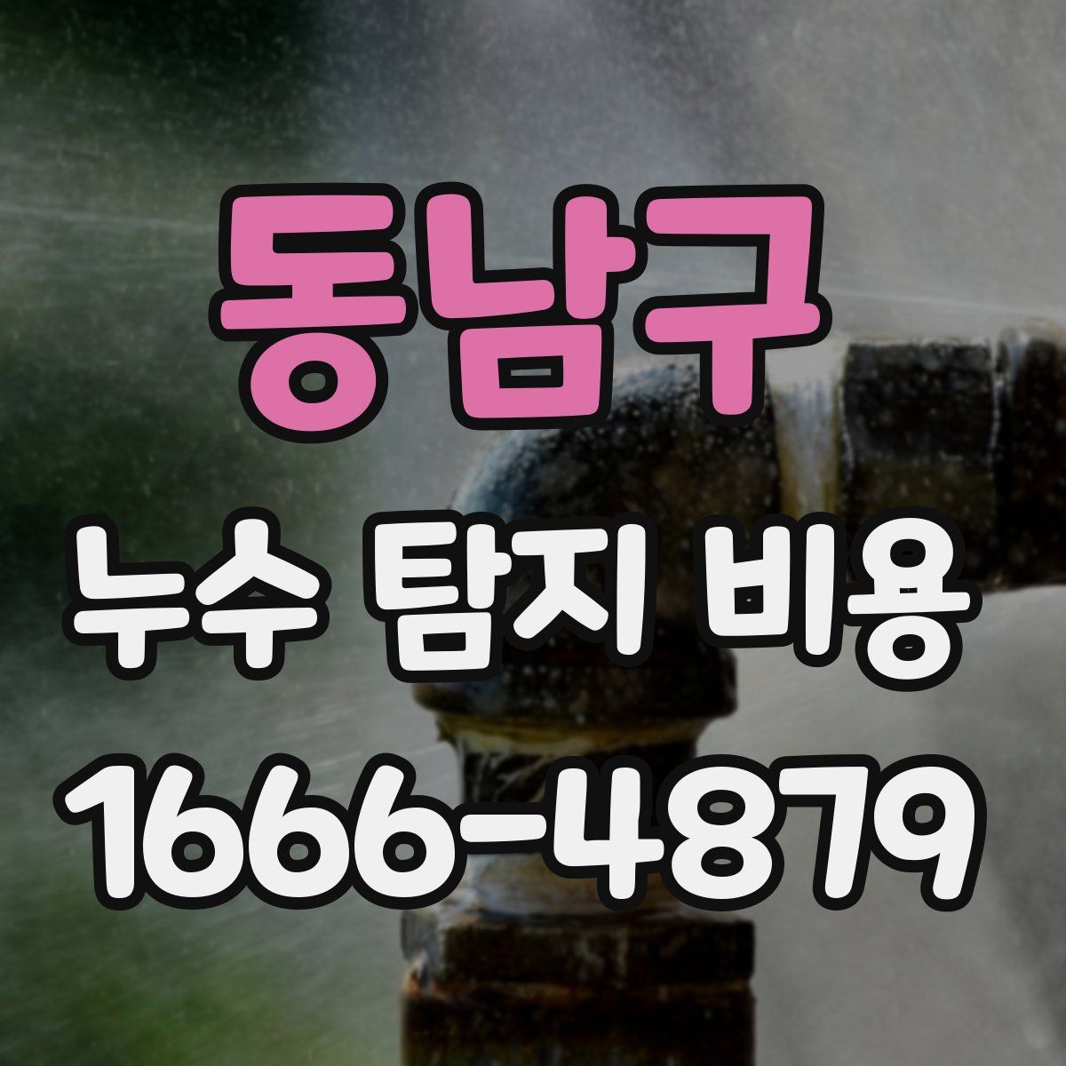 동남구 누수 탐지 비용