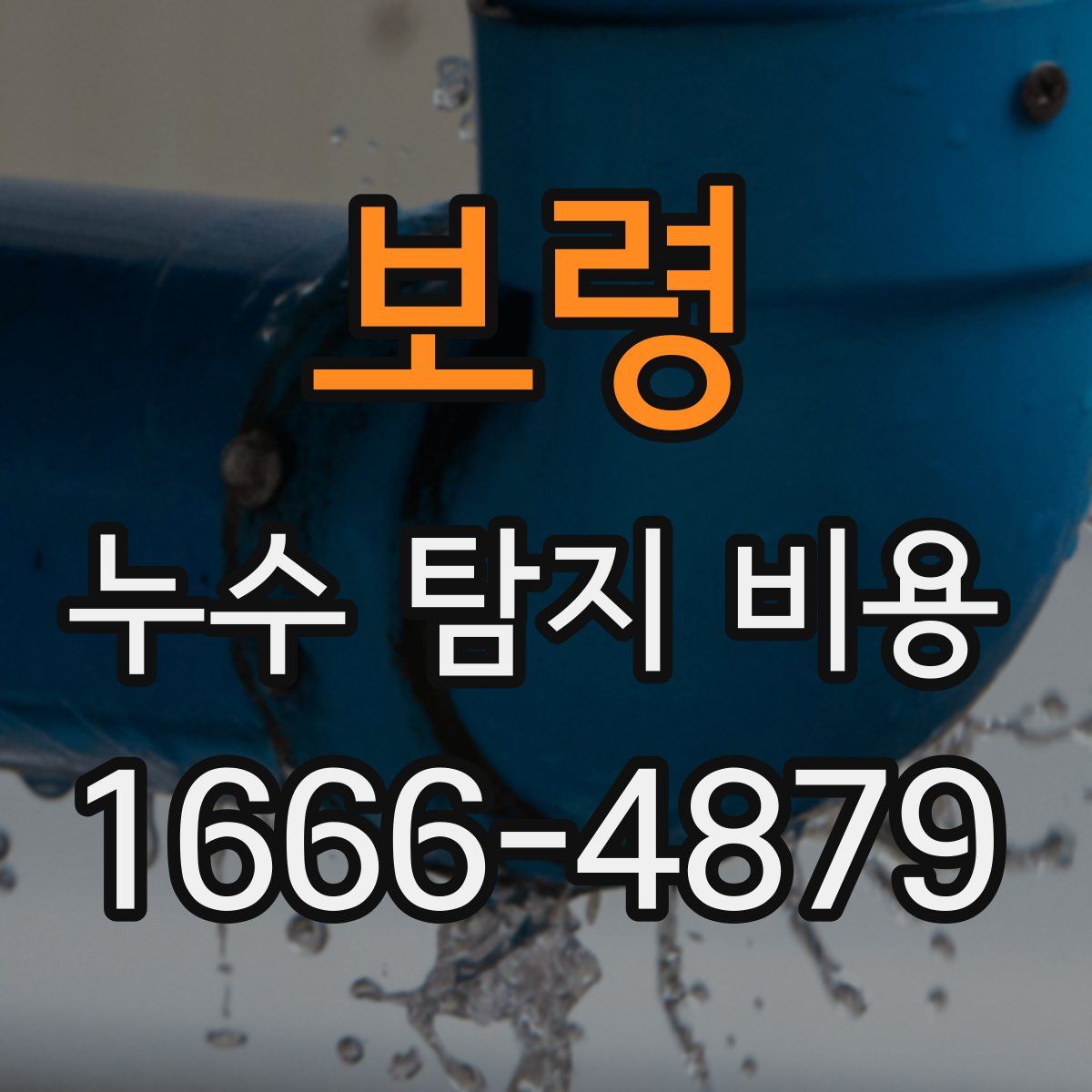 보령 누수 탐지 비용