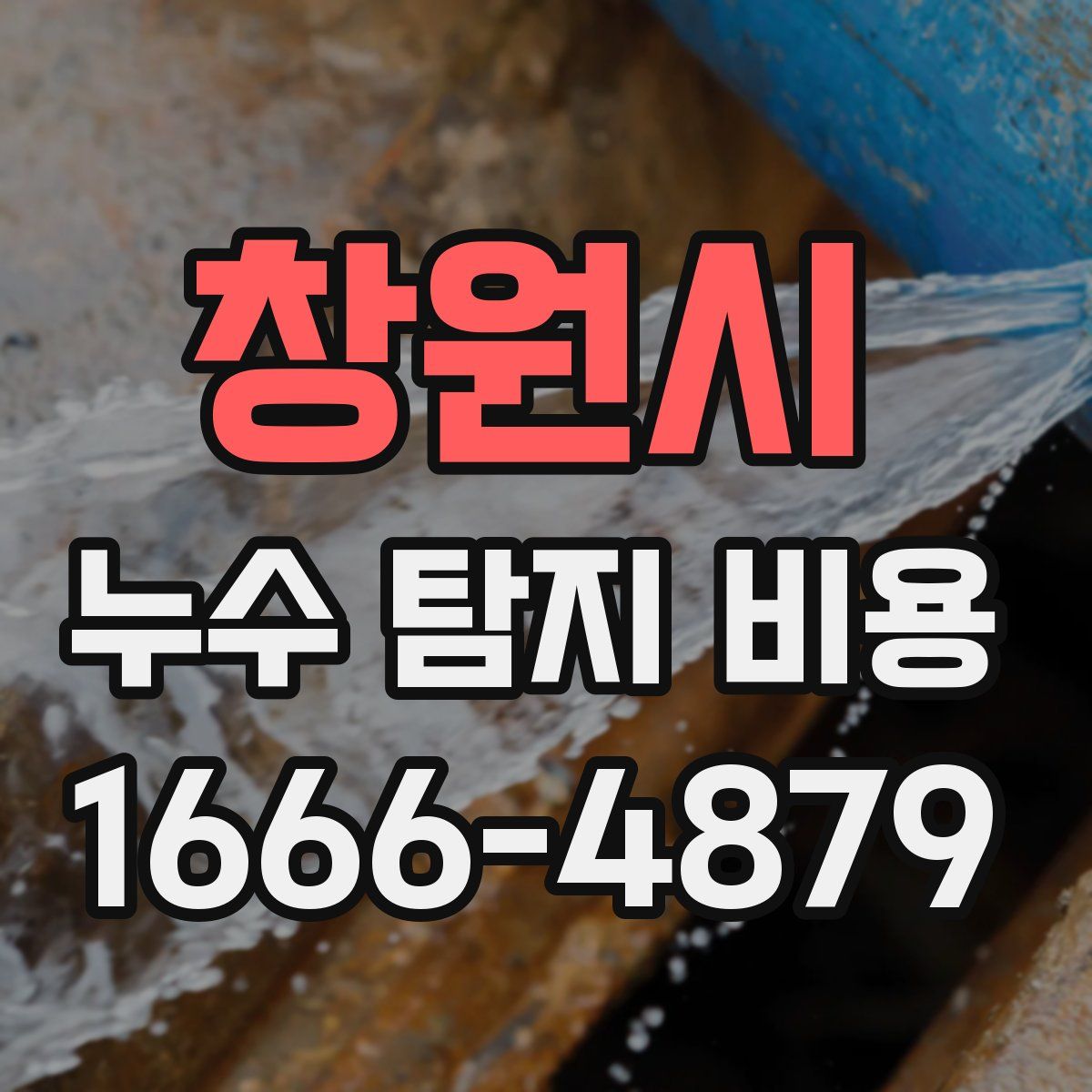 창원시 누수 탐지 비용