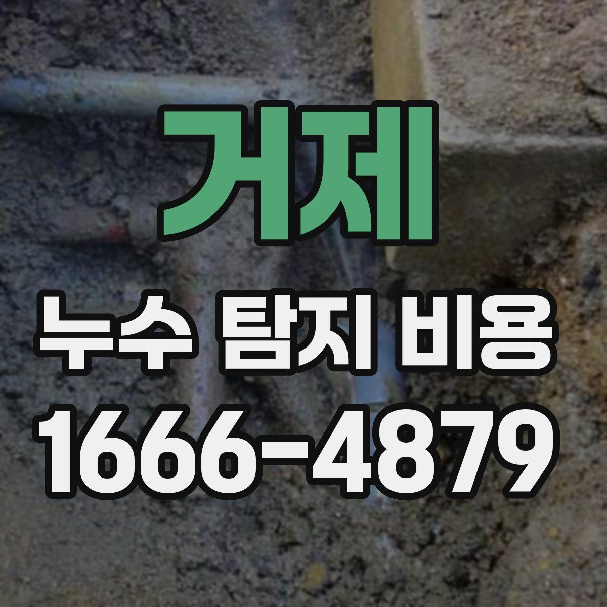 거제 누수 탐지 비용
