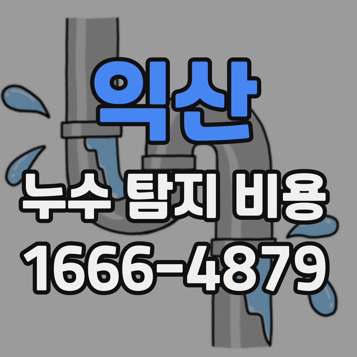익산 누수 탐지 비용