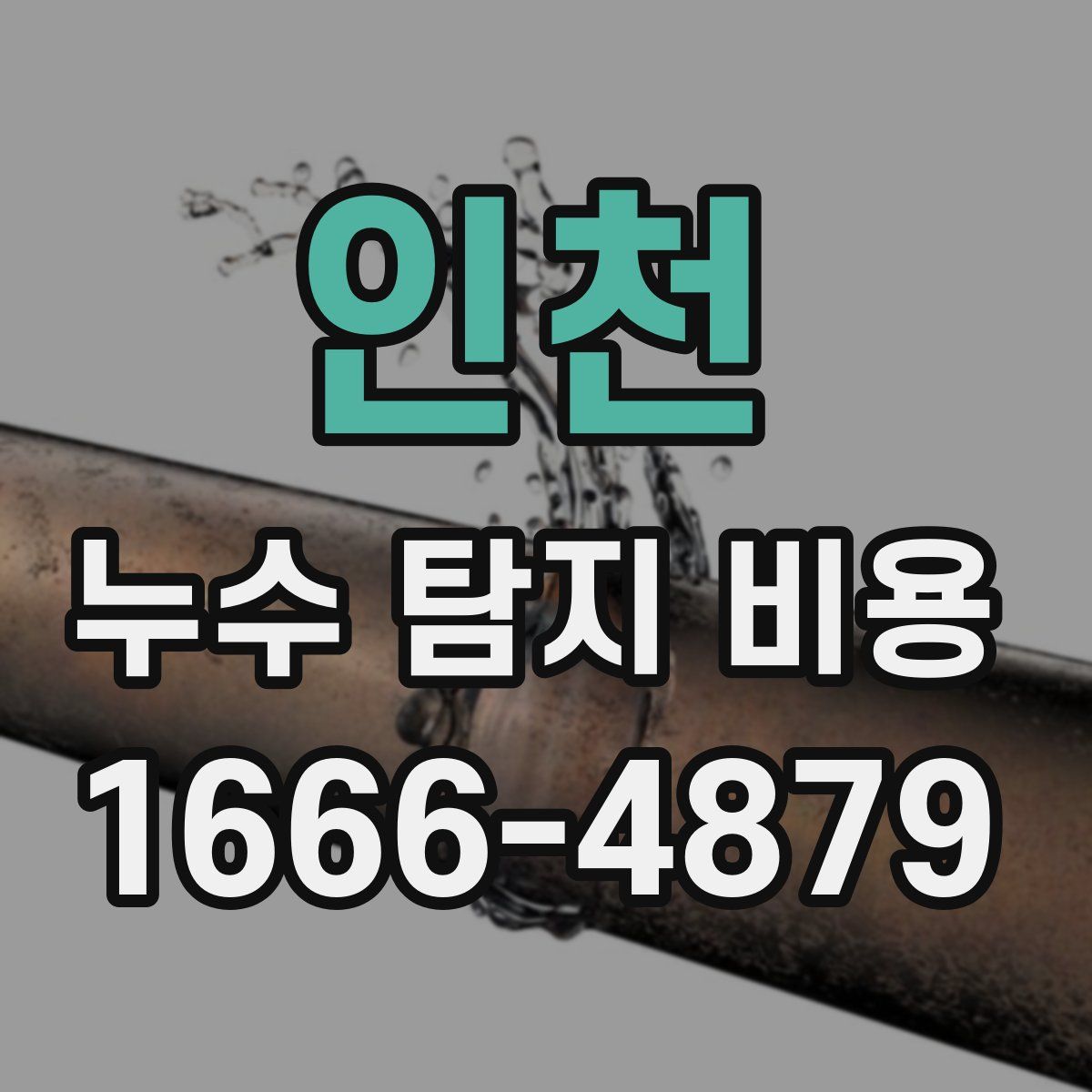 인천 누수 탐지 비용
