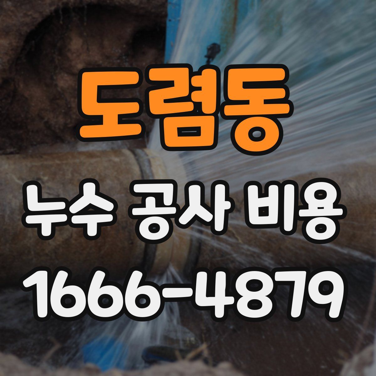 도렴동 누수 공사 비용