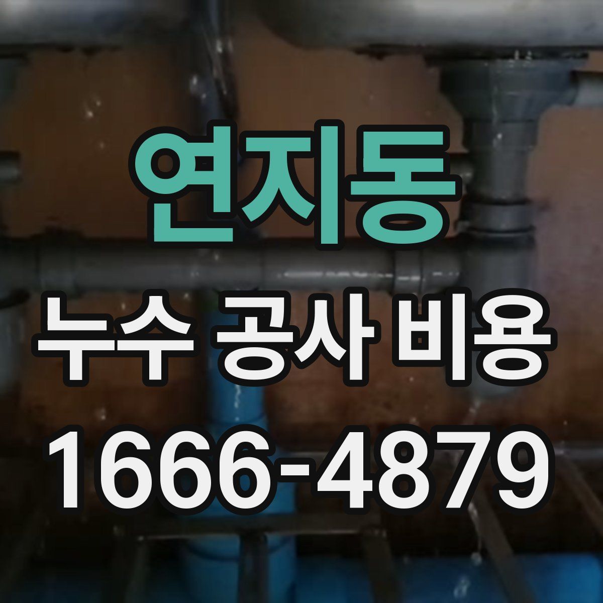연지동 누수 공사 비용