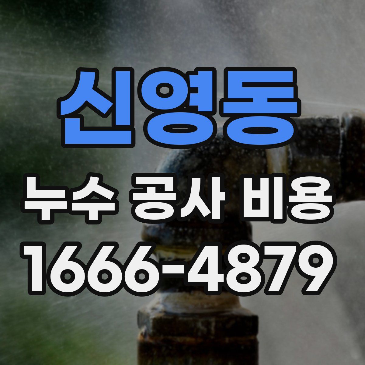신영동 누수 공사 비용
