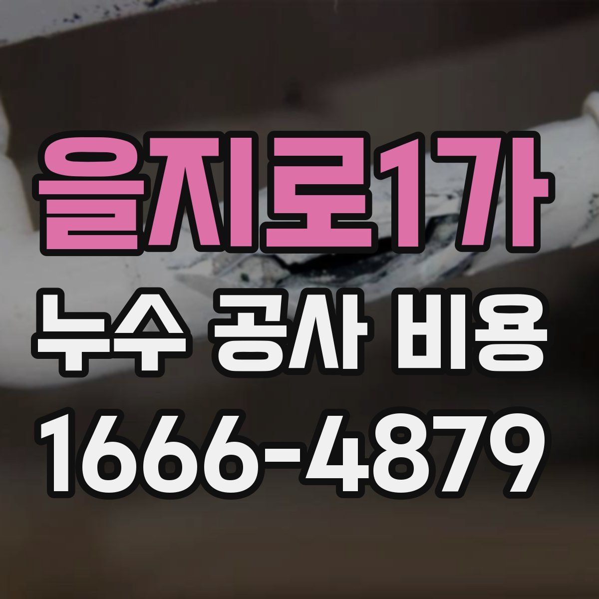 을지로1가 누수 공사 비용