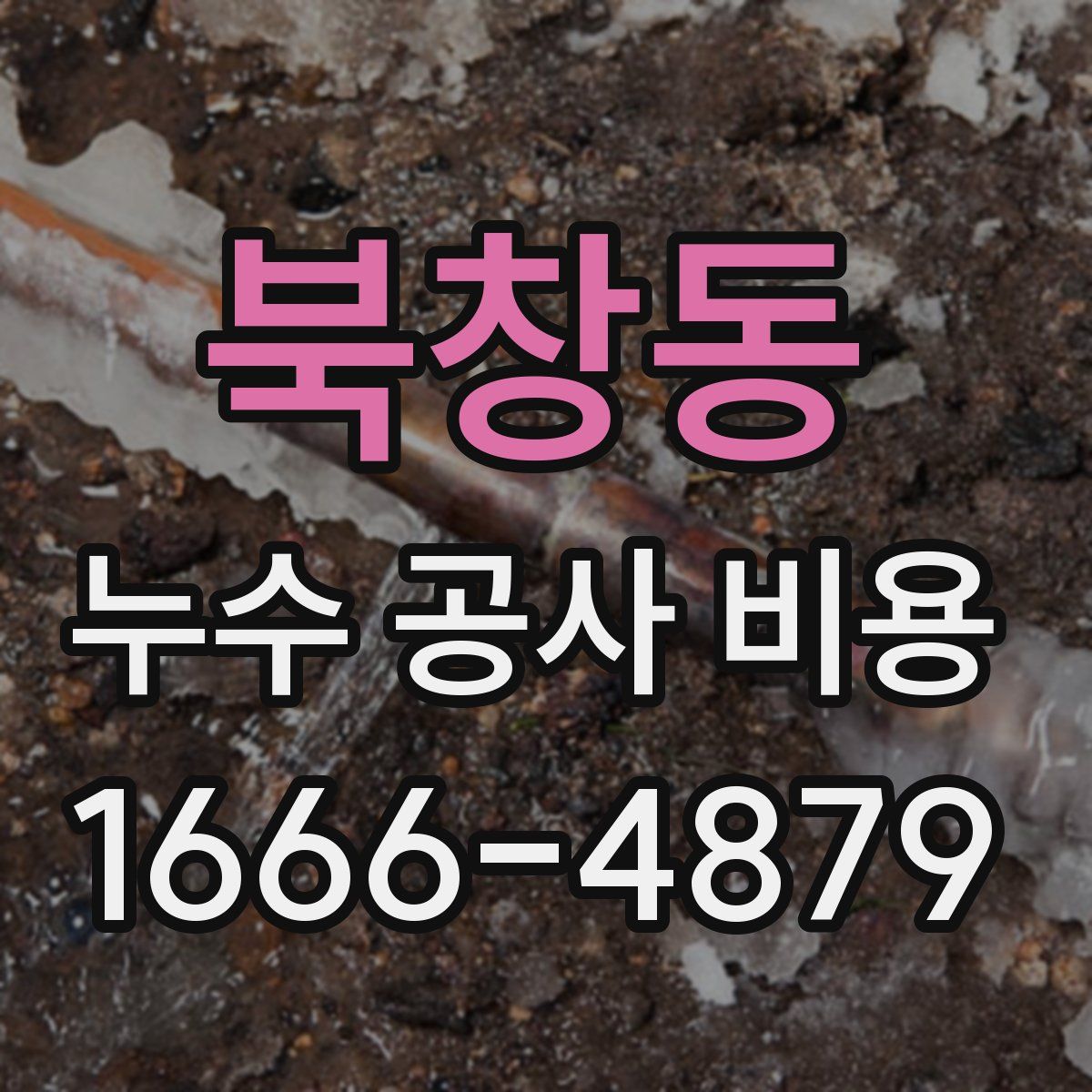 북창동 누수 공사 비용