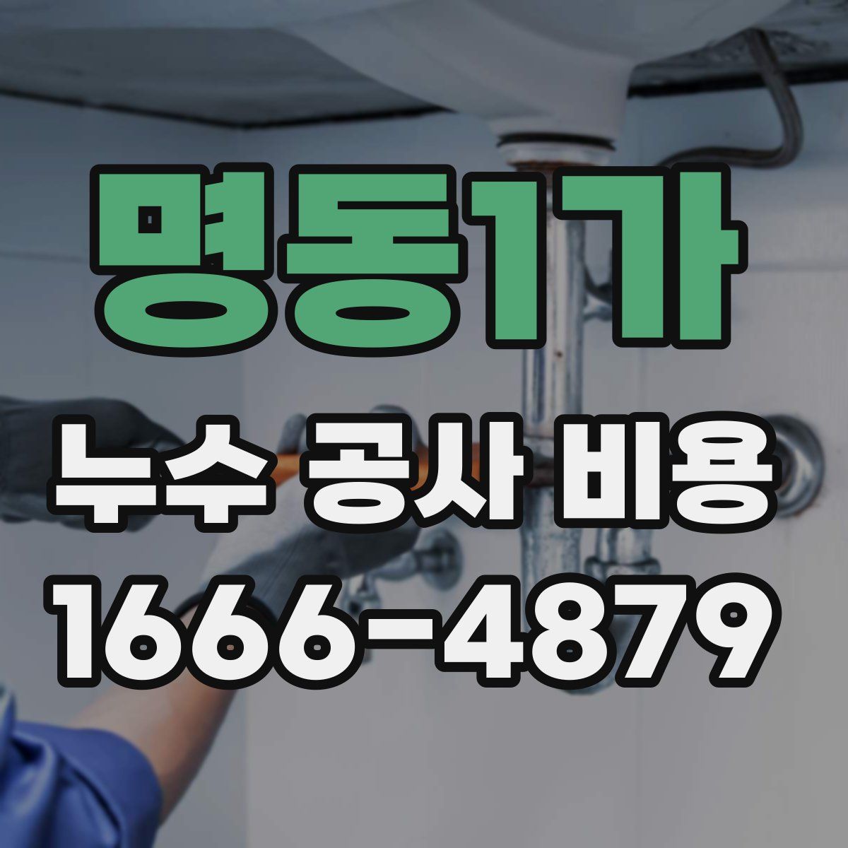 명동1가 누수 공사 비용