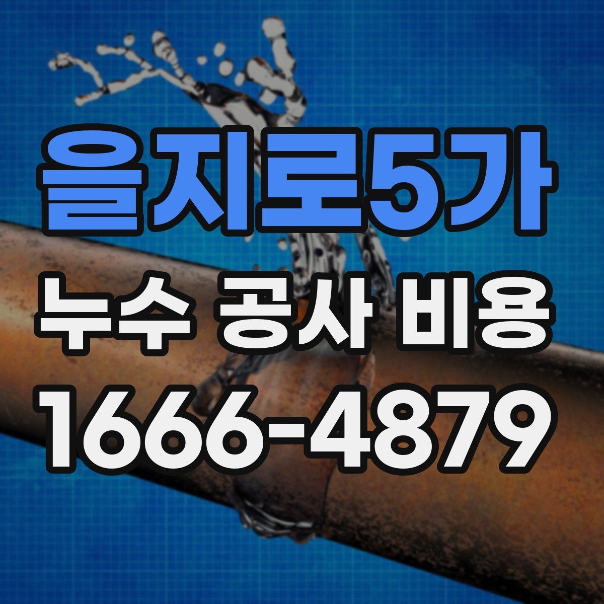 을지로5가 누수 공사 비용