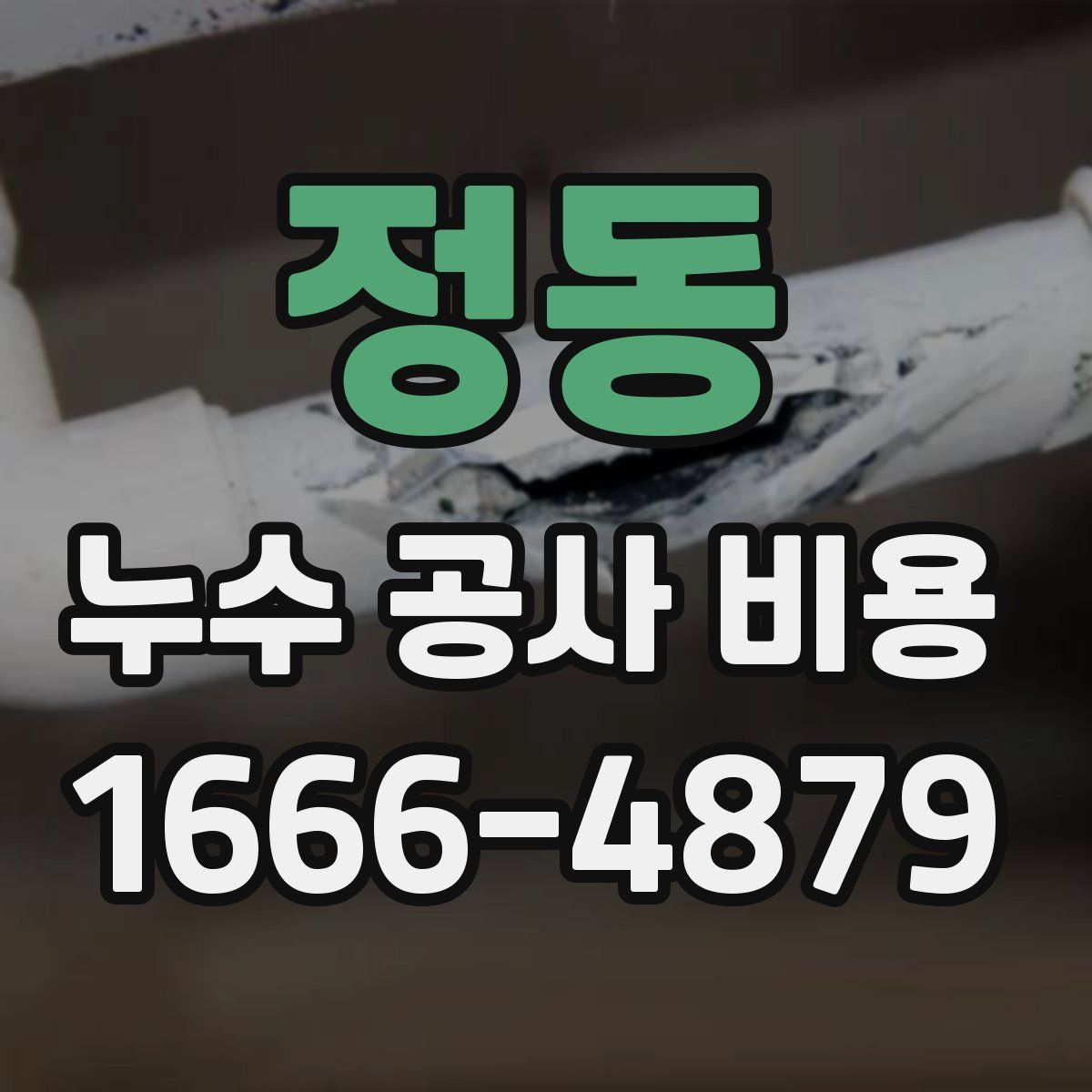 정동 누수 공사 비용