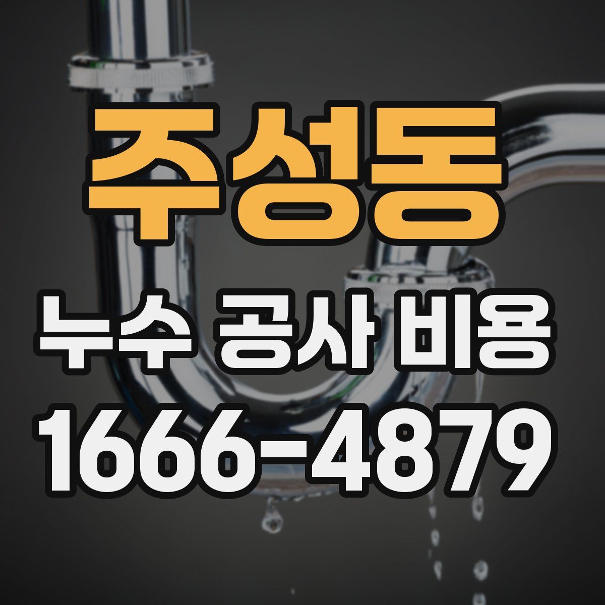 주성동 누수 공사 비용