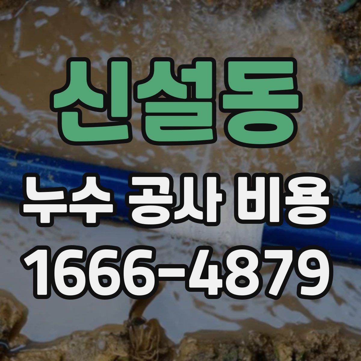 신설동 누수 공사 비용