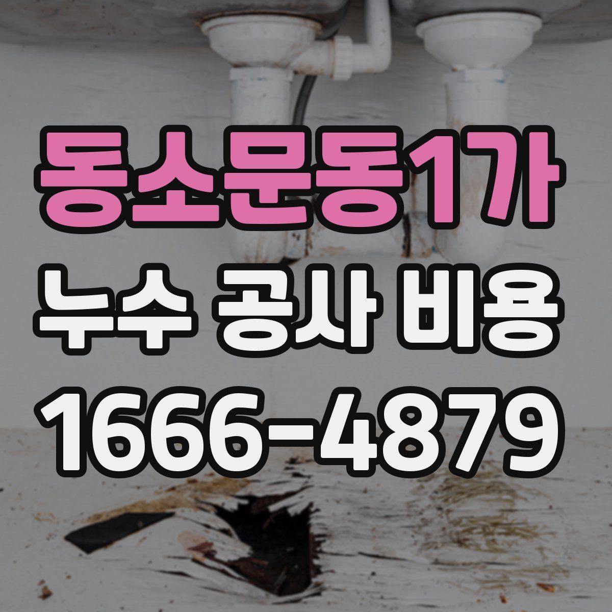 동소문동1가 누수 공사 비용
