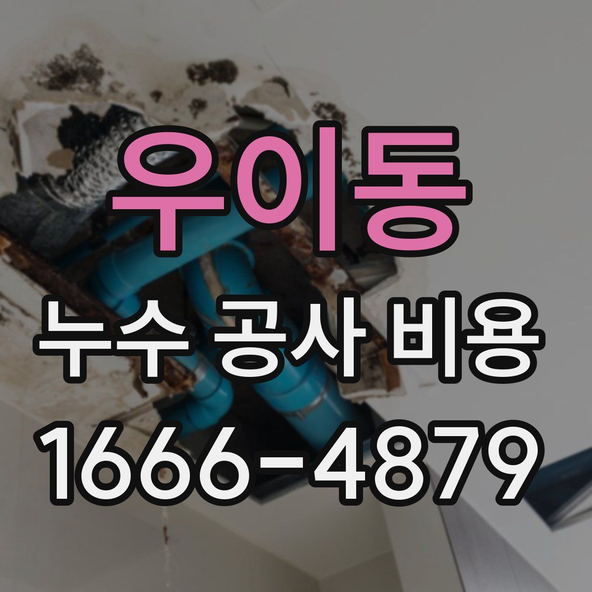우이동 누수 공사 비용