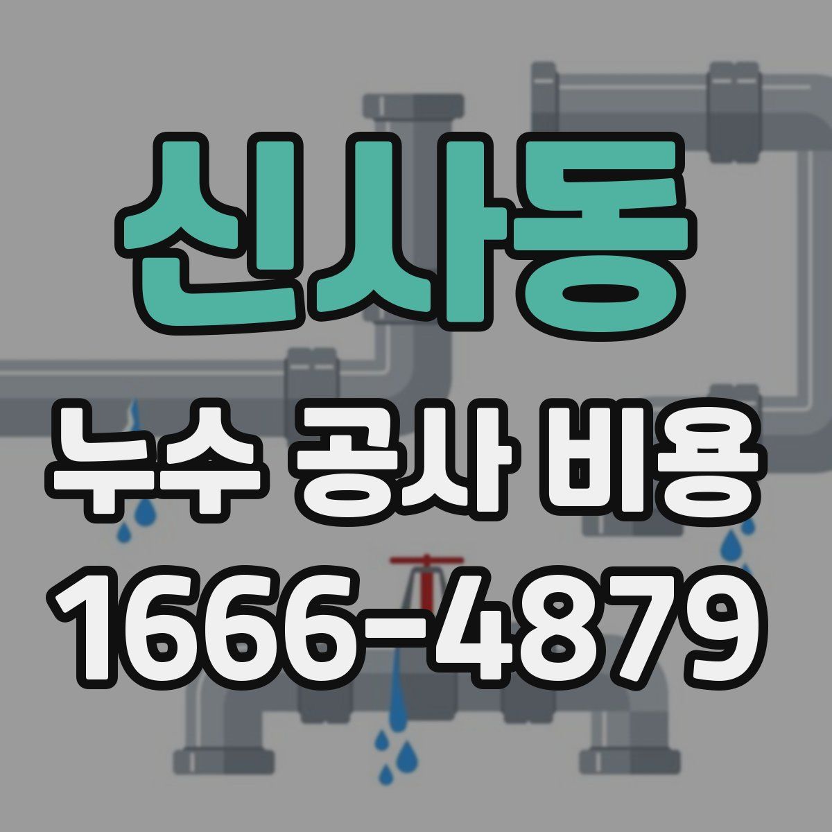 신사동 누수 공사 비용