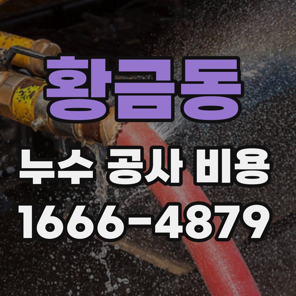 황금동 누수 공사 비용