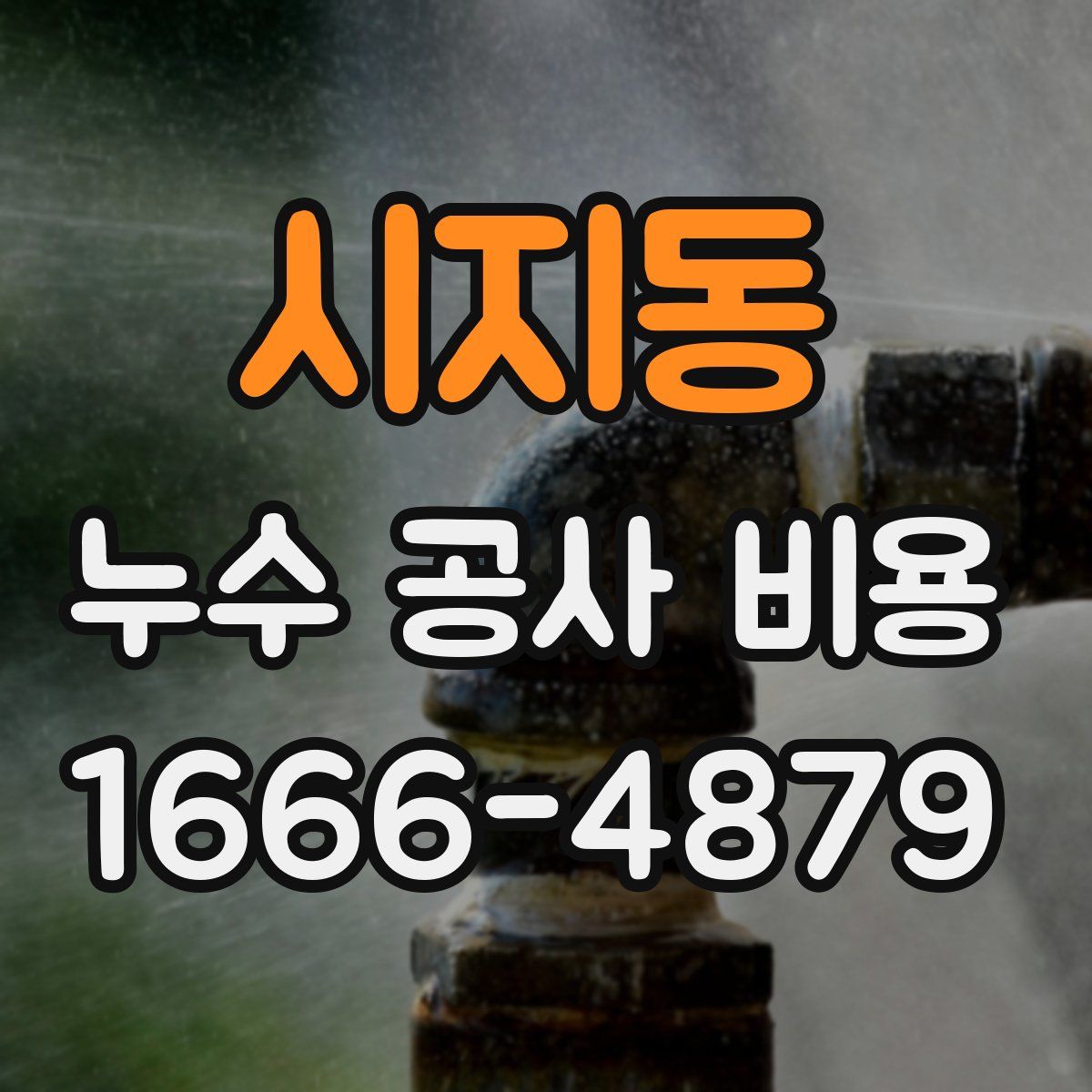 시지동 누수 공사 비용