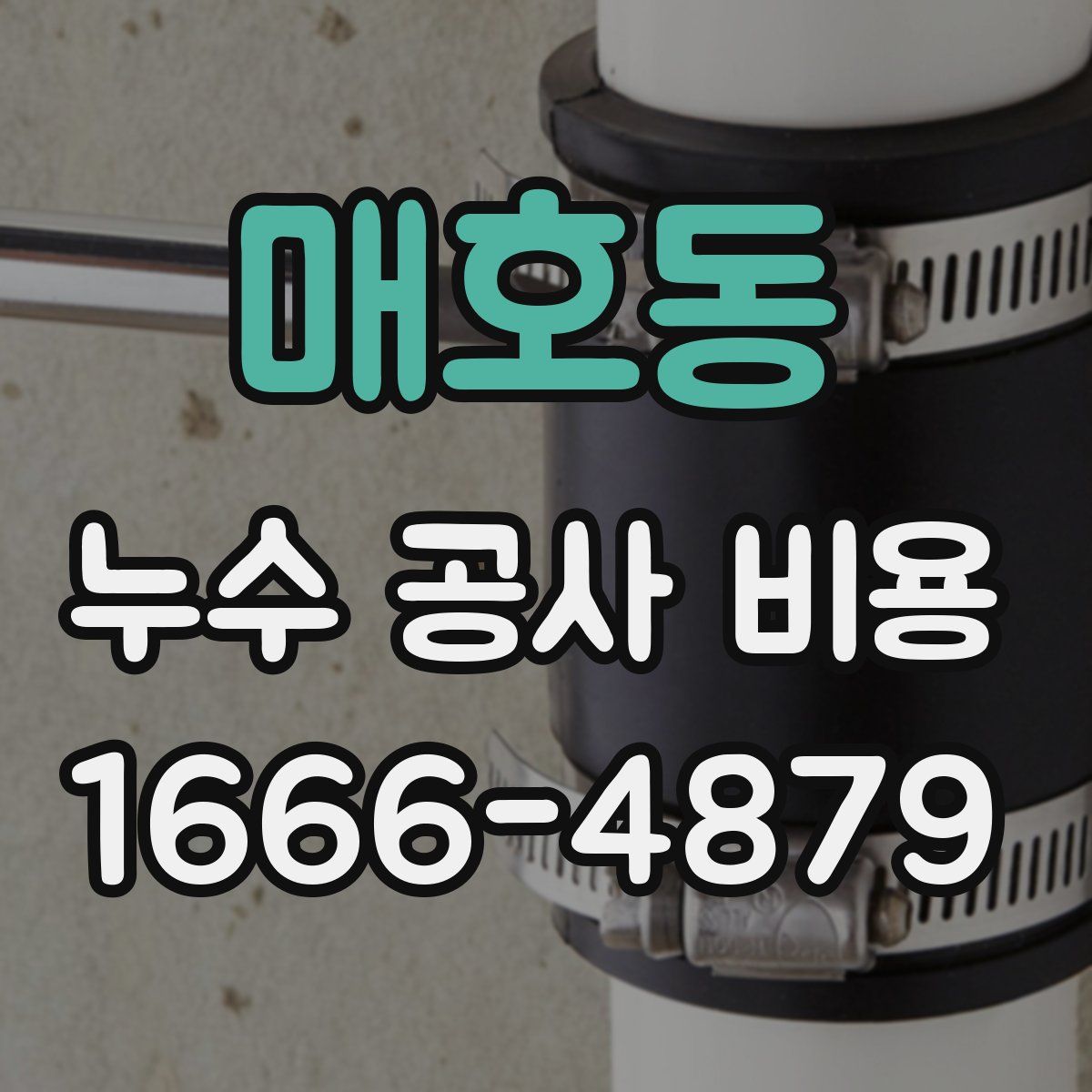 매호동 누수 공사 비용