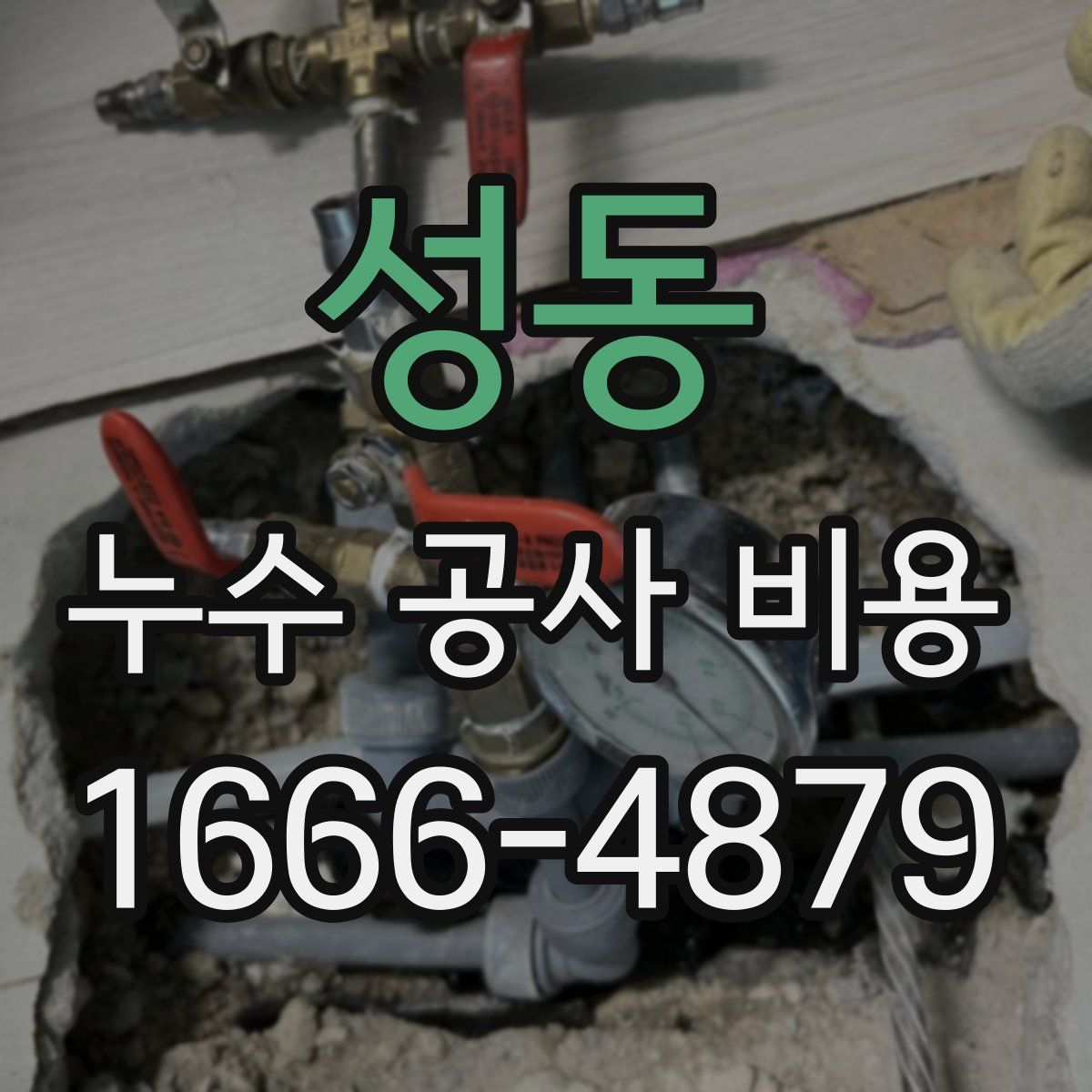 성동 누수 공사 비용