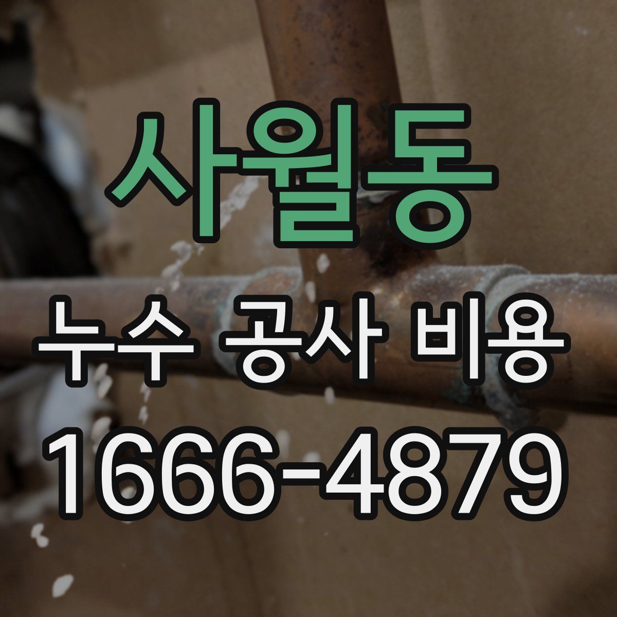 사월동 누수 공사 비용