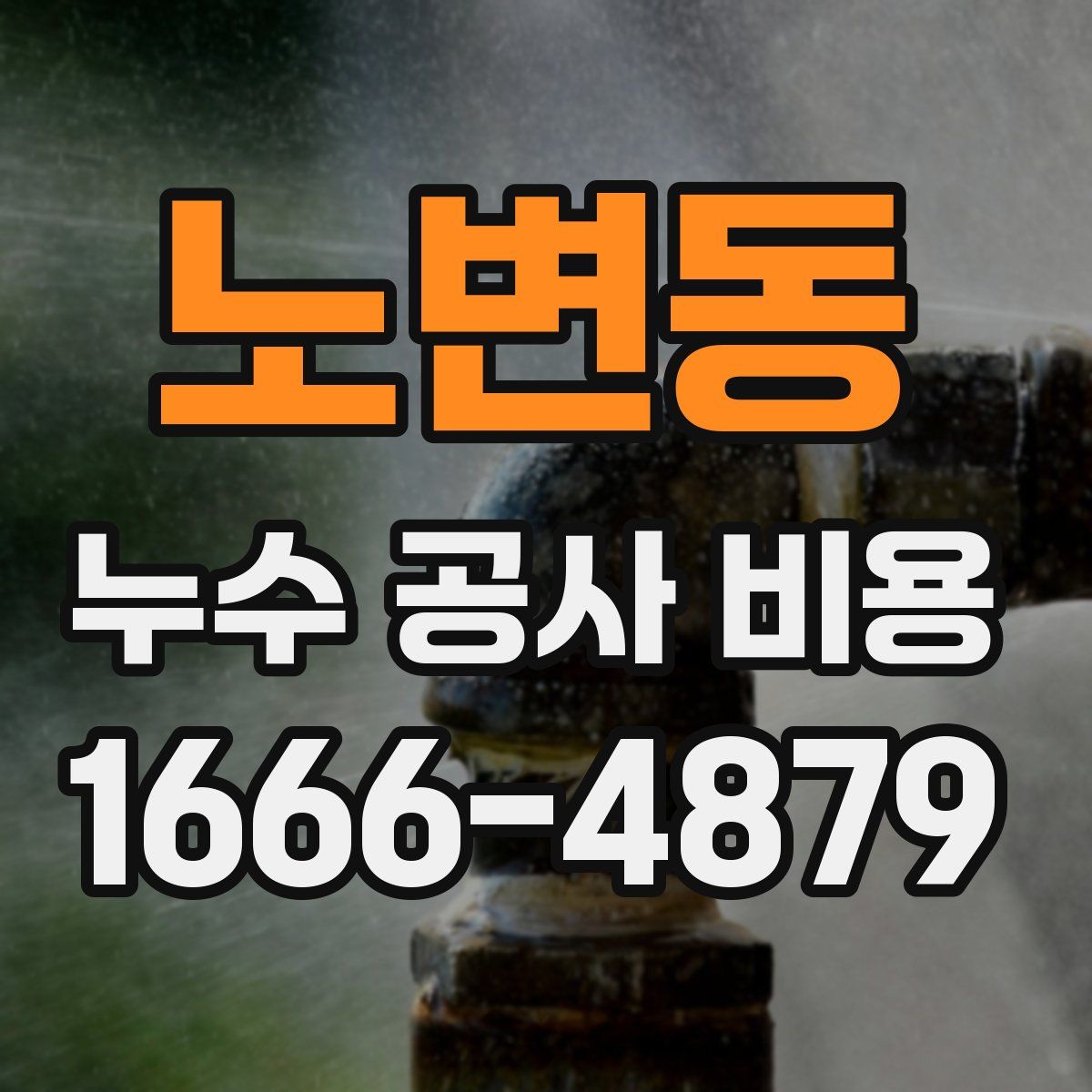노변동 누수 공사 비용